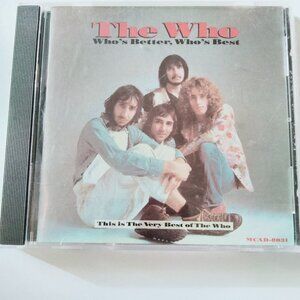 The Who Whos Better Whos Best CD